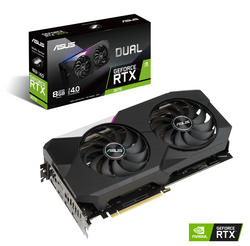 Asus GeForce RTX 3070 DUAL -näytönohjain, 8GB GDDR6