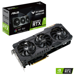 ASUS GeForce RTX 3060 Ti TUF GAMING OC 2x HDMI, 3x DisplayPort