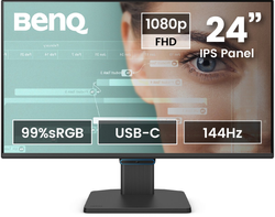 Moniteur BenQ GW2490C 23,8" FullHD 144Hz IPS USB-C Haut-parleurs 5 ms
