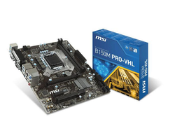 MSI B150M PRO-VHL Intel® B150 LGA 1151 (Socket H4) micro ATX