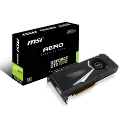 MSI GeForce GTX 1070 Aero OC 8GB GDDR5 DVI/HDMI/3xDP