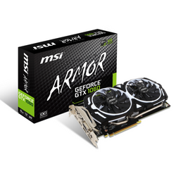 MSI VGA NV PCIe GTX1060 6GB 6G ARMOR OC 2xDP 2xH D