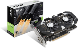 2GB MSI GeForce GTX 1050 2GT OC Aktiv PCIe 3.0 x16