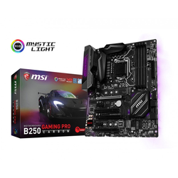 MSI Motherboard B250 Gaming Pro Carbon LGA1151 DDR4 SATA3