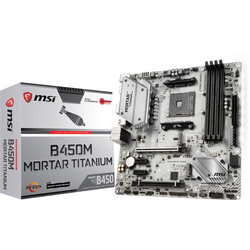 MSI B450M MORTAR TITANIUM AMD B450 Emplacement AM4 micro ATX