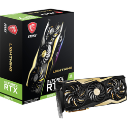 MSI GeForce RTX 2080 Ti Lightning 11264MB GDDR6 PCI-Express