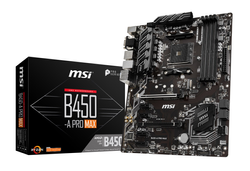 MSI B450-A Pro Max, AMD B450-Mainboard, Sockel AM4