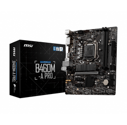 MSI B460M-A PRO - micro ATX - LGA1200 Socket - B460