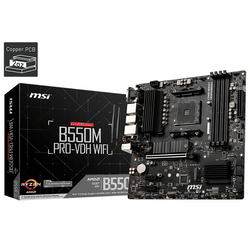 MSI B550M PRO-VDH WIFI AMD Socket AM4 Motherboard