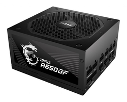 MSI MPG A650GF 650W, Fuente de alimentación de PC negro