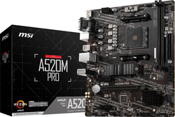 MSI A520M Pro, AMD A520 Mainboard - Sockel AM4