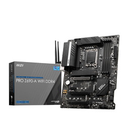 MSI PRO Z690-A DDR4 Emolevy - Intel Z690 - Intel LGA1700 socket - DDR4 RAM - ATX