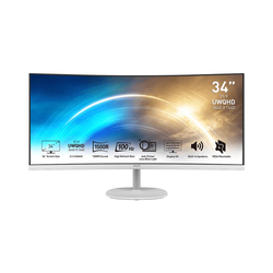 Msi Monitor Pro Mp341cqw 34" Curvo. 3440 X 1440 U.