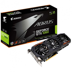 Gigabyte GeForce GTX 1060 Aorus 6G , 6144 MB GDDR5