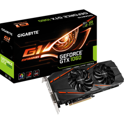 GIGABYTE GeForce GTX 1060 G1 GAMING - 6GB GDDR5 RAM