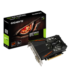 GIGABYTE GeForce GTX 1050, DVI, HDMI, DisplayPort