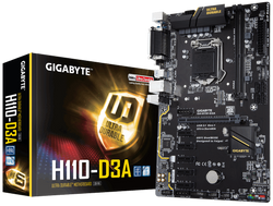 Gigabyte H110-D3A BTC Edition, Intel H110 Mainboard - Sockel...