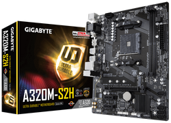 Gigabyte A320M-S2H, AMD A320 Mainboard - Sockel AM4