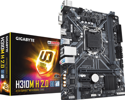 GIGABYTE H310M H 2.0, Carte mère Gb-LAN, Sound, µATX