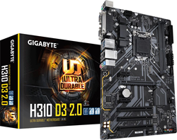 Gigabyte H310 D3 2.0 - H310/LGA1151(2017)/ATX