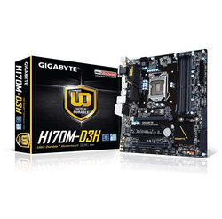 Gigabyte GA-H170M-D3H moederbord Intel® H170 LGA 1151 (Socket H4) micro ATX