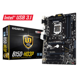 GIGABYTE GA-B150-HD3P carte mère LGA 1151 (Emplacement H4) ATX Intel® B150