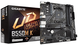 B550M Gigabyte K AM4 64GB DDR4 2xM.2 4x SATA 6Gb/s 1x HDMI ATX MB