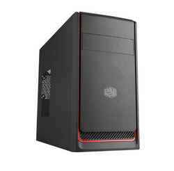 Cooler Master MasterBox E300L schwarz/rot