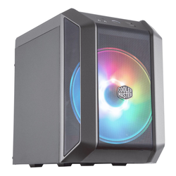 Cooler Master MasterCase H100 ARGB Mini Tower Black, Gray, Tower casing black/gray, Mini Tower, PC, Plastic,Steel, Black, Gray, Mini-ITX, Multi