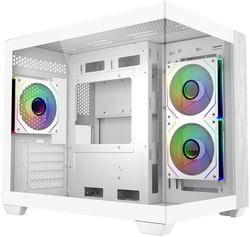 Cooler Master Elite 481 Wood White - SFF-Towermodel