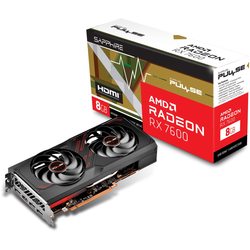 Sapphire Pulse RX 7600 GAMING OC 8G - RX7600/8G/DP/HDMI