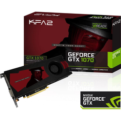 8GB KFA2 GeForce GTX 1070 Reference Edition Aktiv PCIe 3.0 x16