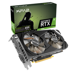 6GB KFA2 GeForce RTX 2060 1-Klick OC Aktiv PCIe 3.0 x16