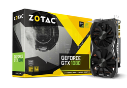 8GB ZOTAC GeForce GTX 1080 Mini Aktiv PCIe 3.0 x16