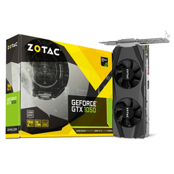 ZOTAC GeForce GTX 1050 LP, HDMI, DisplayPort, DVI-D