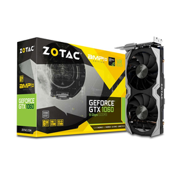 ZOTAC GeForce GTX 1060 AMP! Edition+ - 6GB GDDR5 RAM