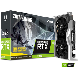 6GB ZOTAC GeForce RTX 2060 AMP Aktiv PCIe 3.0 x16