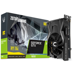 Zotac Nvidia GTX1650 Gaming OC 4G Fan PCI Express