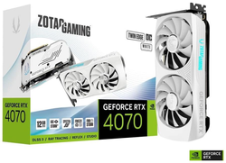 ZOTAC GAMING GeForce RTX 4070 TwinEdge OC White12GB GDDR6X DP/HDMI