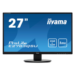 Iiyama E2783QSU-B1 - 27" LED/1ms/WQHD/HDMI/DP/USB