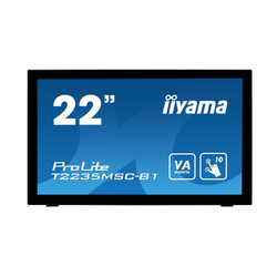 Iiyama T2235MSC-B1 - 21.5" Tact. VA/6ms/FHD/DVI/DP/HP