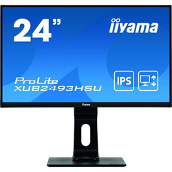 iiyama Prolite XUB2493HSU-B1 24" Monitor Zwart, VGA, HDMI, DisplayPort, Audio