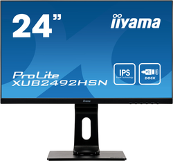 Iiyama XUB2492HSN-B1 - 24" IPS/4ms/HDMI/DP/Dock USB-C
