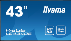 iiyama ProLite LE4340S 43" 16:9 Full HD Display schwarz
