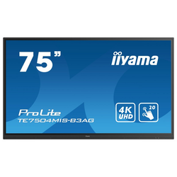 Iiyama 75iW LCD IR 20-Points PureTouch 4K UHD IPS AG - Flat Screen
