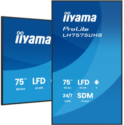 Iiyama 75" LH7575UHS-B2AG HDMI DP USB