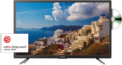 SharpHD TV 24" LC-24DHG5112E Lecteur DVD intégré