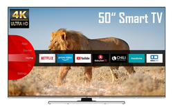 JVC LT-50VU8055 LED TV (Flat, 50 Zoll / 126 cm, UHD 4K, SMART TV)