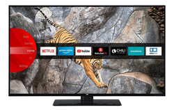 JVC LT-40V65LUA, LED-Fernseher schwarz, HDMI, UltraHD, SmartTV, WLAN, Bluetooth