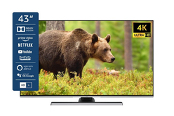 JVC LT-43VU8155 LED TV (Flat, 43 Zoll / 108 cm, UHD 4K, SMART TV)